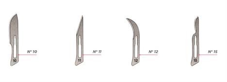 LAME BISTURI MONOUSO CARBON FIG.15 100PZ