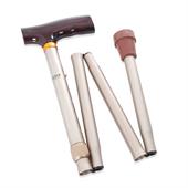 BASTONE ALLUMINIO PIEGHEVOLE MANICO T-BRONZO