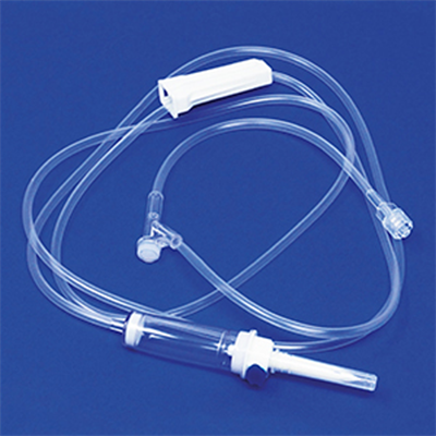 Deflussore monouso a una via con presa d'aria tubo 150cm  20X100