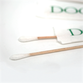 Tamponcini cotonati monouso sterili con supporto in legno 10x500