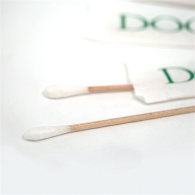 Tamponcini cotonati monouso sterili con supporto in legno 10x500