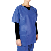 Divisa monouso in SMS allacciatura in vita regolabile BLU 1X50