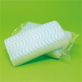 Spugna presaponata in schiuma di poliuretano, con sap. neutro 32x50