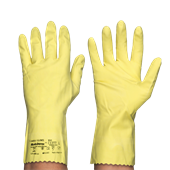 Guanto in lattice naturale con interno felpato. 12x12