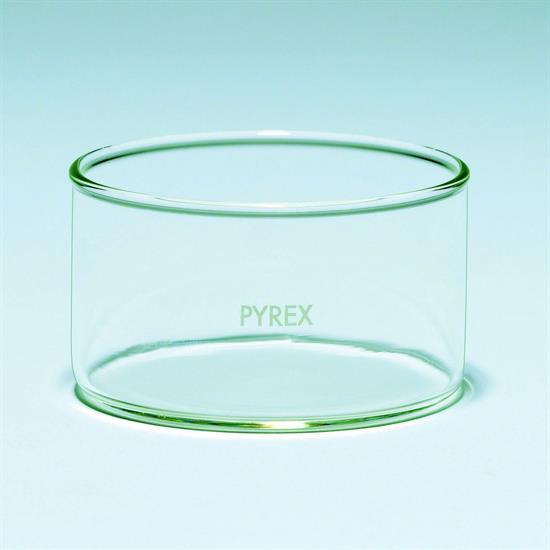 Cristallizzatori, fondo piatCristallizzatori, fondo piatto, Pyrex, 5
