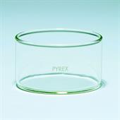 Cristallizzatori, fondo piatCristallizzatori, fondo piatto, Pyrex, 5