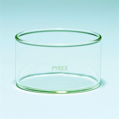 Cristallizzatori, fondo piatCristallizzatori, fondo piatto, Pyrex, 5