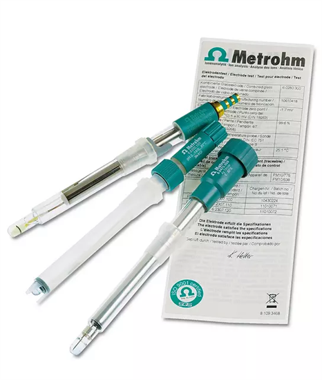 Elettrodo Metrhom           per titolazione acido-base pH 0-14, 3M