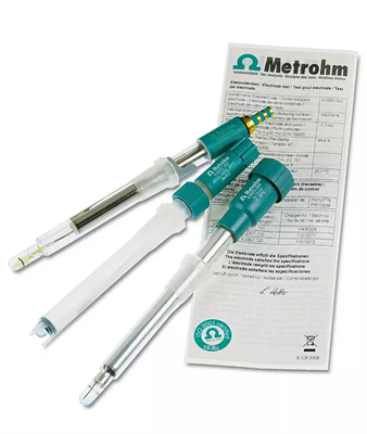 Elettrodo Metrhom           per titolazione acido-base pH 0-14, 3M
