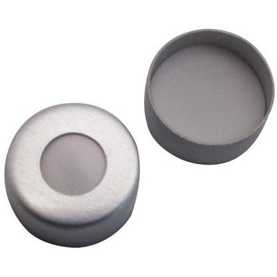 Chiusura crimp ND8 in Al 45° shore A PTFE c/fessura 1conf da 100pz