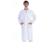 CAMICE BIANCO CON AUTOMATICIcotone/poliestere - unisex