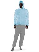 AJSIA GIUBBINO PLP AZZURRO C/CAPPUCCIO