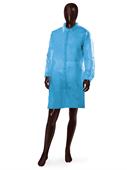 AJSIA CAMICE C/VELCRO PLP AZZURRO