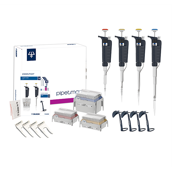 PIPETMAN 4-Pipette Kit, P2, P20, P200, P1000