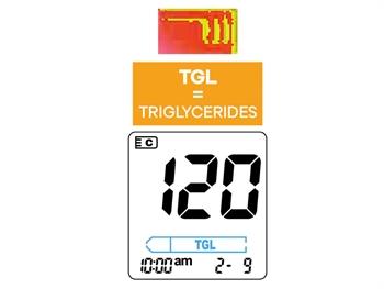 STRISCE TRIGLICERIDI 25 PZ  per cod. 23965/66/67, 24147/48/49, 24150