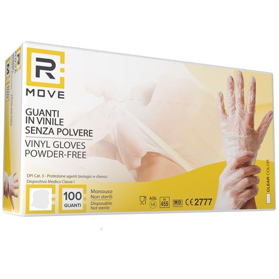 Guanti Monouso               in Vinile 100 guanti