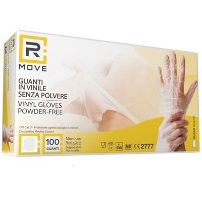 Guanti Monouso               in Vinile 100 guanti