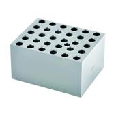 Blocco riscaldante, pozzetti 24, per provette Ø 10,7mm, Prof.48,4mm