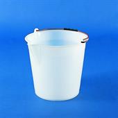 Secchio, LDPE, Capacità 12 l, Colore Bianco