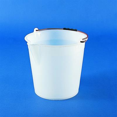 Secchio, LDPE, Capacità 12 l, Colore Bianco