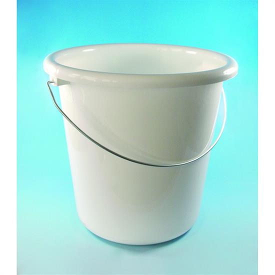 Secchio, PP, 10 L, colore bianco