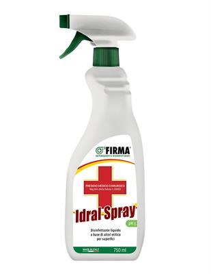 FIRMA IDRAL 75 SPRAY IGIEN.IDROALCOLICO PER SUPER.DISINFETTANTE 12PZ