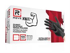 Guanti Monouso               in Nitrile 100 guanti nero 8,5g